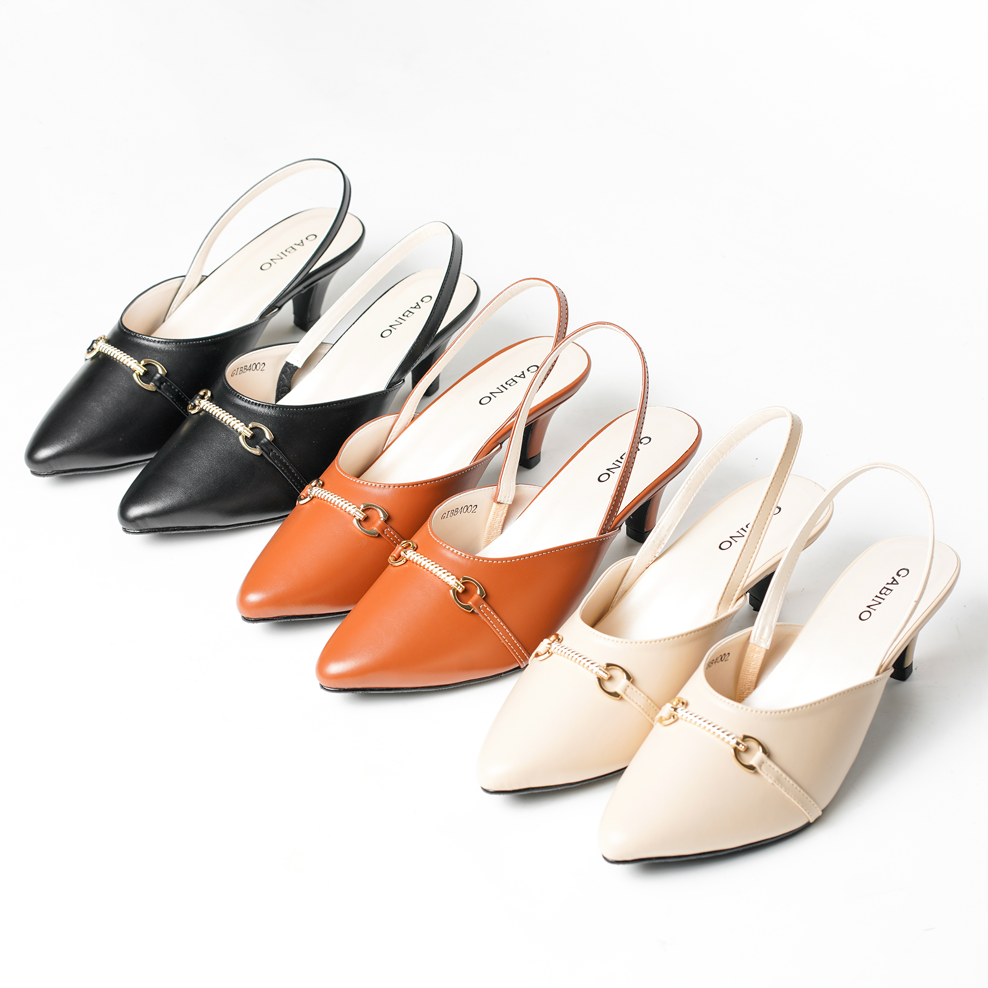 Sandal Wanita Heels With Strap Casual Laura - G1BB4002